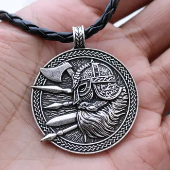 Odin Ar Cirvi Kulons Skandināvu Mitoloģija, Talismans, Amulets, Rotaslietas Viking Kaklarota Vīriešiem Gothic Jewlery