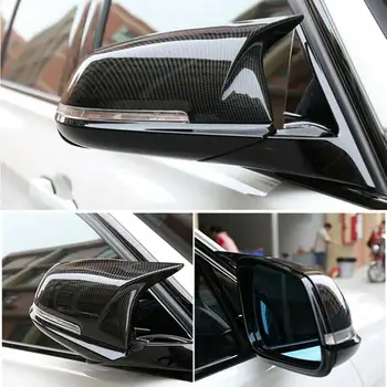 Oglekļa Šķiedras Stils Aizmugurējā Spoguļa Vāciņš Vāciņi BMW F20 F21 F22 F30 F32 F36 X1 M3