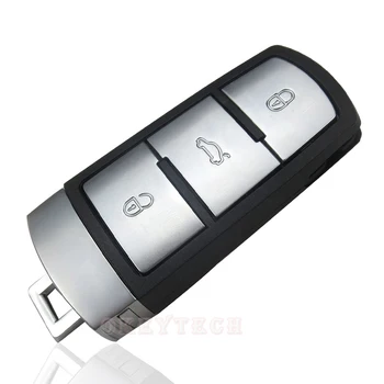 OkeyTech Auto, Smart Key Kartes Gadījumā Shell Piekariņu Volkswagen / W Magotan Passat CC viedkarte Ar Auto Atslēgu Asmens 3 Pogas Tālvadības