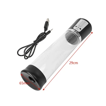 OLO Automātiskā Penis Sūknis, Elektriskie USB Lādējamu Vakuuma Pumpis Dzimumlocekļa Extender palielinātāju, noteikti Seksa Rotaļlietas Vīriešiem