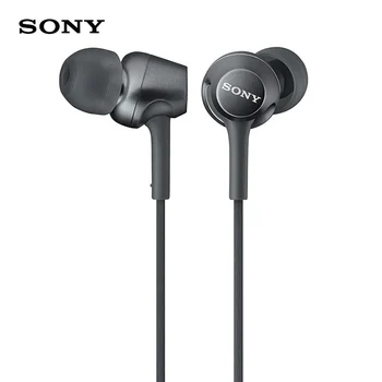 Oriģināls SONY MDR-EX250AP In-Ear Austiņas ar 3,5 mm Vadu Earbuds Mūzikas Austiņas Smart Tālrunis, Austiņas, brīvroku ar Mic