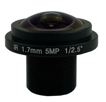Panorāmas 5MP 1/2.5 collu M12 Uzraudzības Objektīvs 1.7 mm Platleņķa Full HD IP AHD Kameras CCTV Drošības Uzraudzības 75654