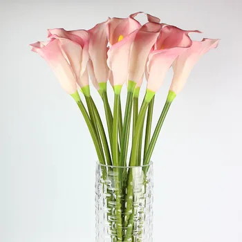 (PAPILDUS 10% atlaidi/2LOTS), 5 gab/Daudz Liela Izmēra Kalla Lilija Home/Kāzu Dekorēšana Nekustamā Touch Ziedi Callas