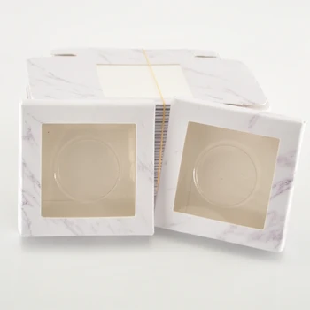 Papīra vairumtirdzniecības viltus skropstu iepakojuma kaste skropstu kastes iepakojums pasūtījuma logo faux cils 3d 25mm ūdeļu skropstas laukumā gadījumā pārdevējs