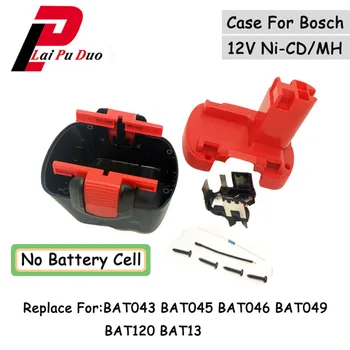 Par Bosch 12V Ni-CD/MH Akumulators PA12 Plastmasas korpuss (bez akumulatora šūnu ) 1220 PA12 1222 1233S 1233SA 1233SB Shell Kastes
