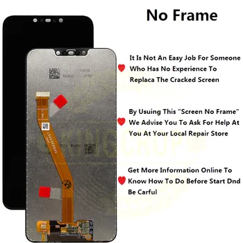 Par Huawei mate 20 lite LCD ar kadra rādīšanas režīmā, Touch Screen Digitizer Montāža Nomaiņa mate 20lite par Huawei mate20 lite