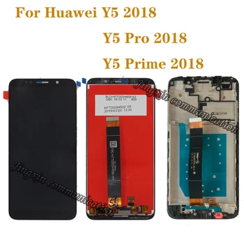 Par Huawei Y5 2018 DRA-LX2 L21 L01 LCD Displejs, Touch Screen Digitizer Montāža Huawei Y5 Pro Y5 ministru 2018 LCD Remonta komplekts