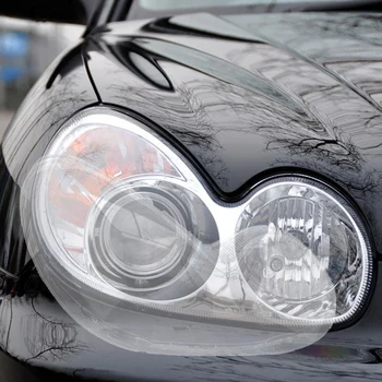 Par Hyundai Sonata 2003-2007 Auto Sānu Lukturu Skaidrs, Objektīva Vāciņu Galvas Gaismas Lampas Abažūrs Ūdensizturīgs Apvalks, Auto Piederumi