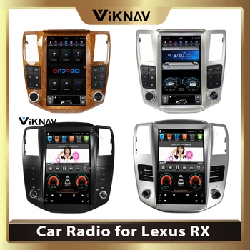 Par Lexus RX RX300 RX330 RX350 RX400H no 2004. līdz 2008. gadam Android Auto Radio Auto Stereo Uztvērēju, Multimediju Atskaņotājs, GPS magnetofona