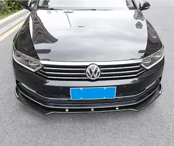 Par Volkswagen Passat B8 Ķermeņa komplekta spoilers 2017-2018 Par Passat ABS Aizmugurējā lūpu aizmugurējais spoileris priekšējā Bufera Difuzoru Bamperi Aizsargs