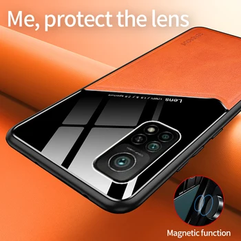 Par Xiaomi Mi 10T Pro 5G Mīkstu Rāmi, TPU Triecienizturīgs Vāks Xiaomi Mi 10T 5G PU Lēcu aizsardzības Matēts Ādas Telefonu Gadījumā