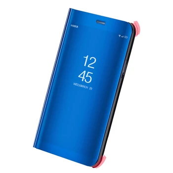 Par Xiaomi Redmi 6A Gadījumā Grāmatu Redmi 6A 6 Pro 6pro A6 Gadījumā Xiomi Kisomi Xiami 6 2a A2lite Ādas Pārsegu, Smart Mirror Segtu Plain
