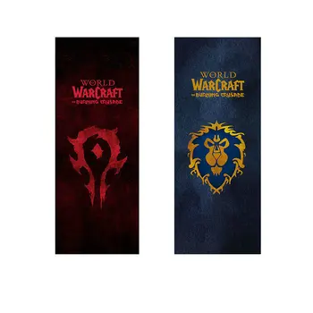 Pasaulē Warcrafts Alianses Bars Banner Karogu Dacron Mājas Cosplay Spēle Kaujas Karājas Filmu Sienu Apdare Banner