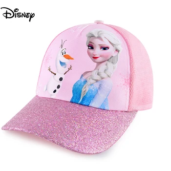 Patiesu Disney Saldēti Cepure Bērniem Saulessargs Cepuri Karikatūra Princese Sofija Anna Elsa Apģērba Piederumi Bērniem, Zīdaiņu Cepurīte