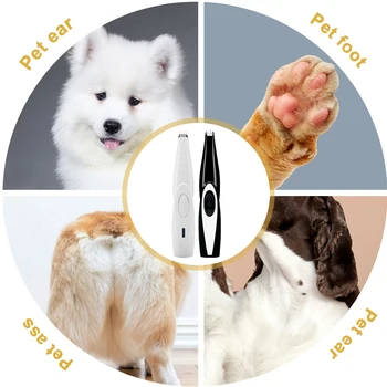 Pet Kopšanas Mašīna, Suns, Kaķis Matu Trimmeri Elektriskie USB Lādējamu Mājdzīvnieki, Knaibles Nagu Slīpēšana un Matu Trimmeri & Kāju Matiem