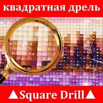 Pilnu Kvadrātveida urbt 5D DIY Dimanta izšuvumi Eifeļa Tornis pāris Dimanta Glezna Krustdūrienā Rhinestone Mozaīkas apdare