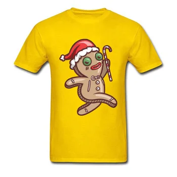 Piparkūkas Man T-krekls Funny Ziemassvētku Santa Claus Drukāšana, Topi, t-veida Apkalpes Kakla Kokvilnas ar Īsām Piedurknēm T Krekli Vīriešu Vasaras TShirt