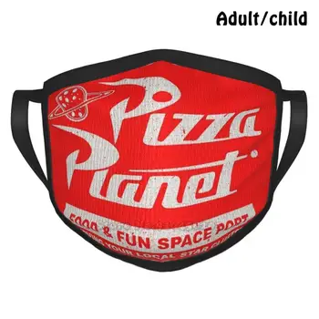 Pizza Planet Modes Drukāt Smieklīgi Pm2.5 Atkārtoti Sejas Maska Filma Rotaļlietu Stāsts Woody Buzz Lightyear Animācija Picas Vietā Mīļāko Picu