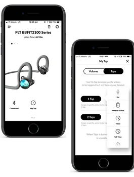 Plantronics FIT 2100 Ausī Bluetooth bezvadu Austiņām ar Stereo Oordopjes Comfort-fit sporta un uzņēmējdarbības