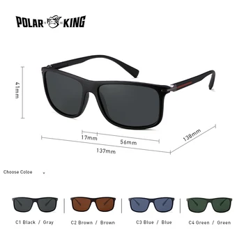 Polarking Dizaina Zīmolu Jaunas Polarizētās Saulesbrilles, Vīriešu Modes Tendence Piederumu Vīriešu Brilles, Saules Brilles Oculos Gafas PL457
