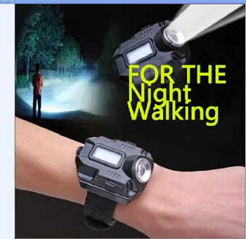 Portatīvie Rokas Gaismas XPE Q5 R2 LED Rokas pulksteni Lukturīti Lāpu Gaismas USB Uzlādes Rokas Modelis Taktiskās Uzlādējams kabatas Lukturītis