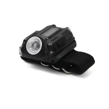 Portatīvie Rokas Gaismas XPE Q5 R2 LED Rokas pulksteni Lukturīti Lāpu Gaismas USB Uzlādes Rokas Modelis Taktiskās Uzlādējams kabatas Lukturītis