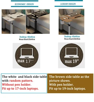 Portatīvo salokāmo galda gulta, galds laptop galda datora galda, klēpjdatoru Glabāšanai galda regulējams galds Galds laptop stand