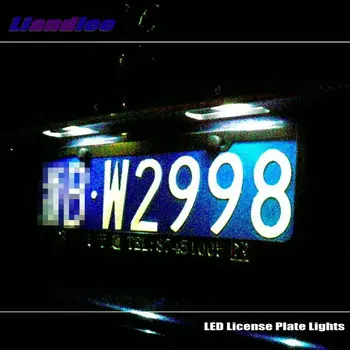 Priekš Mercedes Benz C Class W204 2007~LED Auto numura zīmju Apgaismojuma Numura Rāmis, Augstas Kvalitātes Lampas