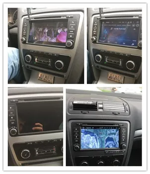 PX6 4G+64G Android 10.0 Auto DVD Stereo Multimediju Par Skoda Octavia A7 2008-Radio, GPS Audio Video stereo galvas vienība bez maksas kartē