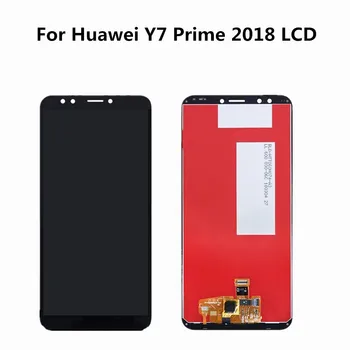 Pārbaudīts, Huawei Y7 2018 / Y7 Pro 2018 / Y7 Ministru 2018 LCD + Touch Screen Digitizer Montāža Nomaiņa + Rāmis