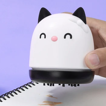 Pārnēsājams Mini Gudrs Kaķis Galda Putekļsūcējs Desktop Keyboard Cleaner Datoru Suka Putekļu Savākt Smarthome