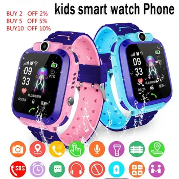 Q12 Bērnu Smart Watch SOS Tālruni, Skatīties Smartwatch Bērniem Ar Sim Kartes Foto Ūdensizturīgs IP67 Bērniem Dāvanu IOS Android Z5S