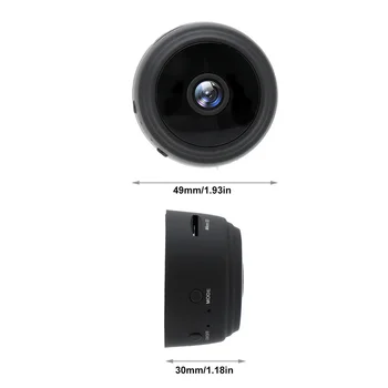 QZT Mini IP Kameras WIFI Bezvadu Nakts Redzamības Mikro DVR Kameras Mini Videokameras Nelielu Video Kamera, Full HD 1080P Mini WIFI IP Cam