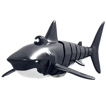 Radio Tālvadības pults Elektronisko Haizivs Zivju Laivu RC Rotaļlietas RC Laivu Šūpošanos Haizivs Rotaļlietas