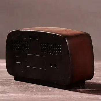 Radošā Vintage Vecā Stila Radio Modeli Sveķu Desktop Displejs Rotājumu Amatu Mājas Birojs Apdare