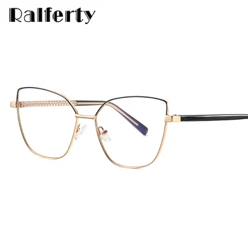 Ralferty Sieviešu Brilles Anti Zilā Datoru Brilles Retro Cat Eye Rāmis Tuvredzība Recepšu Brilles Brilles oculos 35250