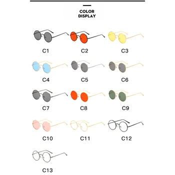 RBRARE Sakausējuma Apaļas Saulesbrilles Sieviešu/Vīriešu Retro Spoguli Luksusa Zīmolu, Dizaineru, Saules Brilles Vīriešiem Ir 2021. Augstas Kvalitātes Vintage Oculos