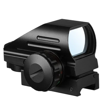 Red Dot Sight Taktiskās darbības Joma Reflekss Riflescope Tīkliņš Hologrāfiskā Prognozēts, Aktuāli Medības 20mm Rail Mount 1MOA