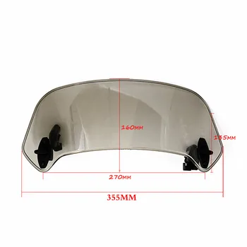 Regulējams Vējstikli Pagarināšanu Priekšējā stikla Spoilers Par Yamaha XT1200Z XT660Z Tenere FJR 1300 A/AS/AE TZR50 WGP TMAX 530 X-pilsētas