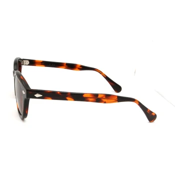 Retro, Vintage, Saulesbrilles Modes Vīrietis Apaļas Formas Johnny Depp Kniežu, Saules Brilles Vīriešiem Zīmola Dizaineru Brilles UV400 Aizsargbrilles