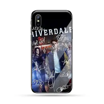 Riverdale TV Black Mobilo Telefonu Gadījumā Rūdīts stikls iphone 5C 6S 6 7 8 plus X XS XR 11 PRO MAX