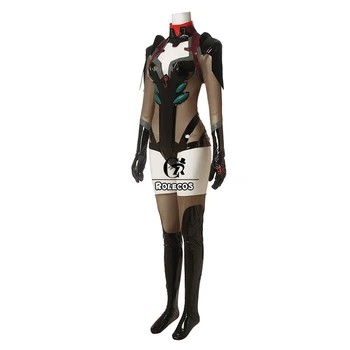 ROLECOS EVA Cosplay Kostīmu EVA Ayanami Rei Cosplay Sexy Jumpsuit Sieviešu Melns Kostīms Bodysuit Halloween Puse Ganāmpulka Pilns Komplekts