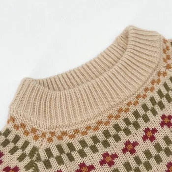 Rudens Ziemas Vintage Mīksti Džemperi Sievietēm Ilgtermiņa piedurknēm Izspēles Kakla Džemperi Džemperi Sieviešu 2020. Gadam, Modes Streetwear Dāma Pulovers