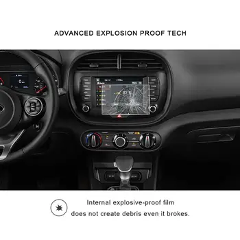 RUIYA Auto Ekrāna Aizsargs, Lai Dvēsele Pastiprinātājs, 7 Collu 2020. Gadam Navigācijas Touch Centrs Ekrānu Auto Interjera Uzlīmes