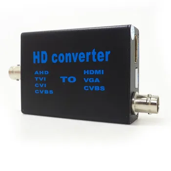 Rūpnīcas Tiešā 4-in-1 augstas izšķirtspējas video signāla pārveidotājs AHD41, AHD/TVI/CVI/CVBS signāla, HDMI/VGA/CVBS signāla pārveidotājs