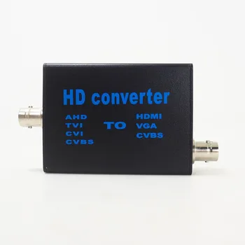 Rūpnīcas Tiešā 4-in-1 augstas izšķirtspējas video signāla pārveidotājs AHD41, AHD/TVI/CVI/CVBS signāla, HDMI/VGA/CVBS signāla pārveidotājs