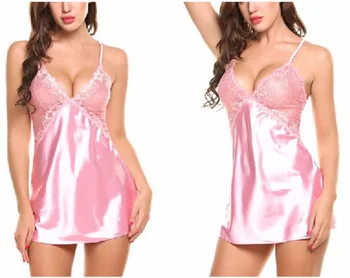 S-3XL Apakšveļa Plus Lieluma Sexy Apakšveļa ar Mežģīnēm Sleepwear Pidžamas Apakšveļa Sexy Hot Erotiska Nightdress Erotiska Naktsveļu Sievietēm