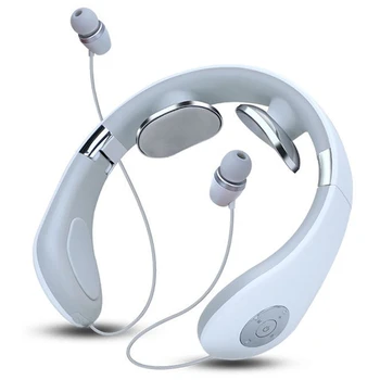 Salokāms Bluetooth 5.0 Kakla Masāža Bezvadu Portatīvo In-Ear Austiņu Apkure