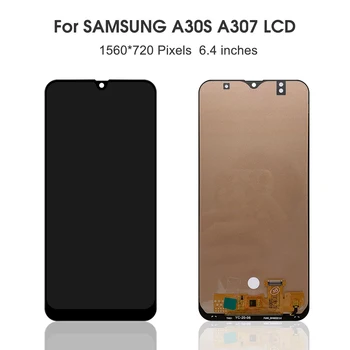 Samsung Galaxy A30s LCD Displejs, Touch Screen Digitizer Montāža Samsung Galaxy A30s A307 A307F A307G A307YN Lcd ekrāns