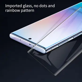 Samsung Galaxy Piezīme Plus 10 Stikla 3D Malu DS+ Max Pilnu Vāks Rūdīta Stikla Screen Protector for Samsung Note 10+ 5G Stikla 10710